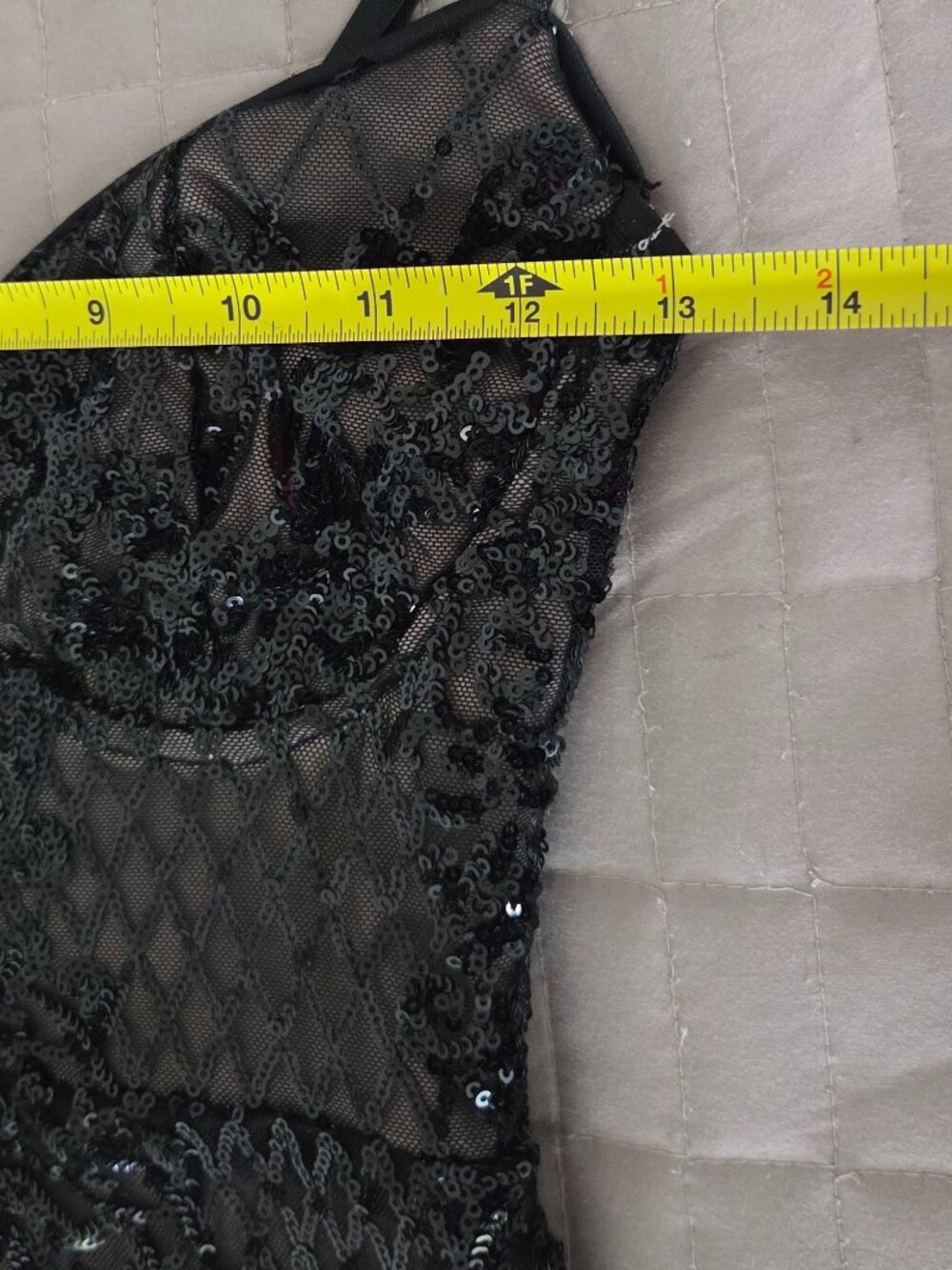 Nwt Lulus Moonlit Love Black Sequin Sleeveless Maxi Dress Xs - Picture 11 of 16